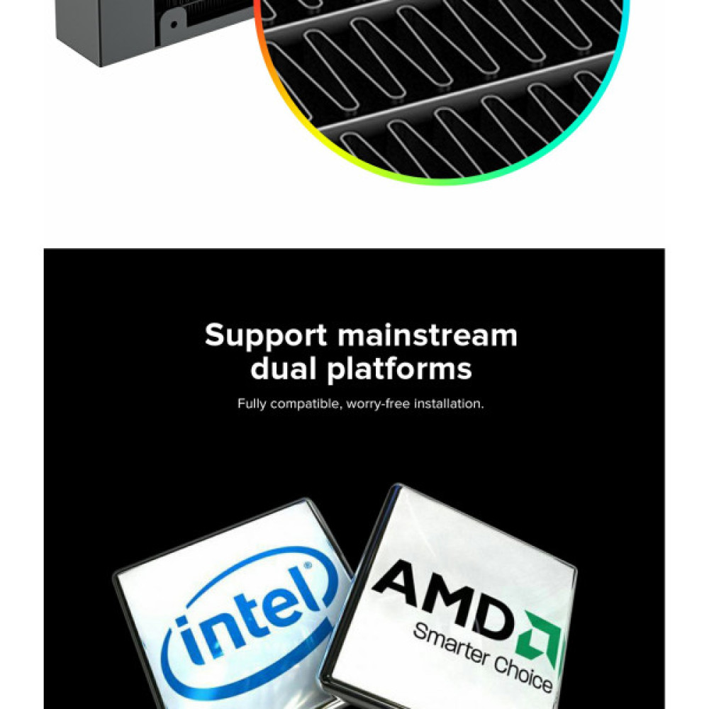 GAMEMAX Iceburg 120 Black infinity