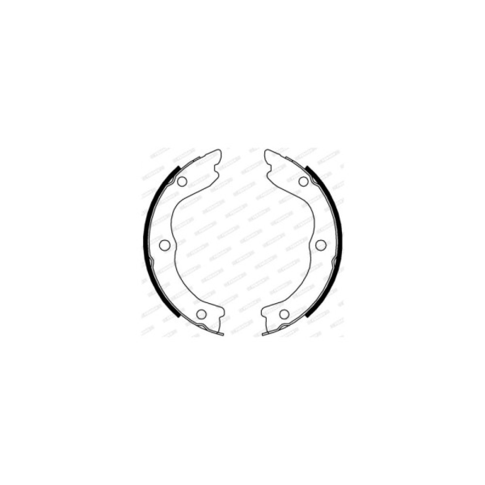 Гальмівні колодки FERODO FSB4004