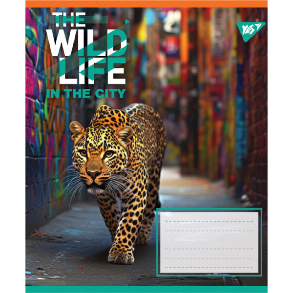 Зошит Yes The wild in the city А5 60 аркушів клітинка (767770)