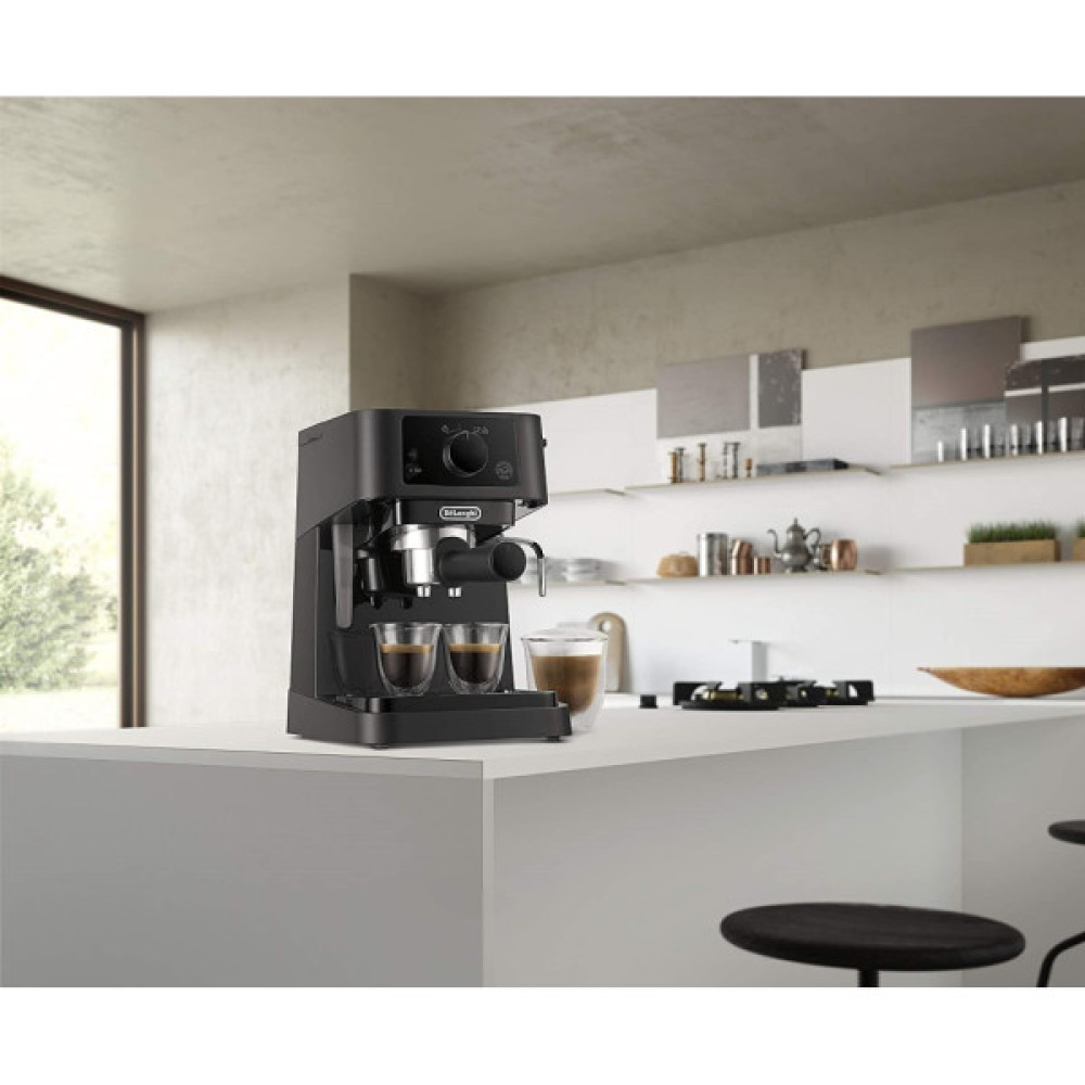 Ріжкова кавоварка еспресо DeLonghi EC 235 BK