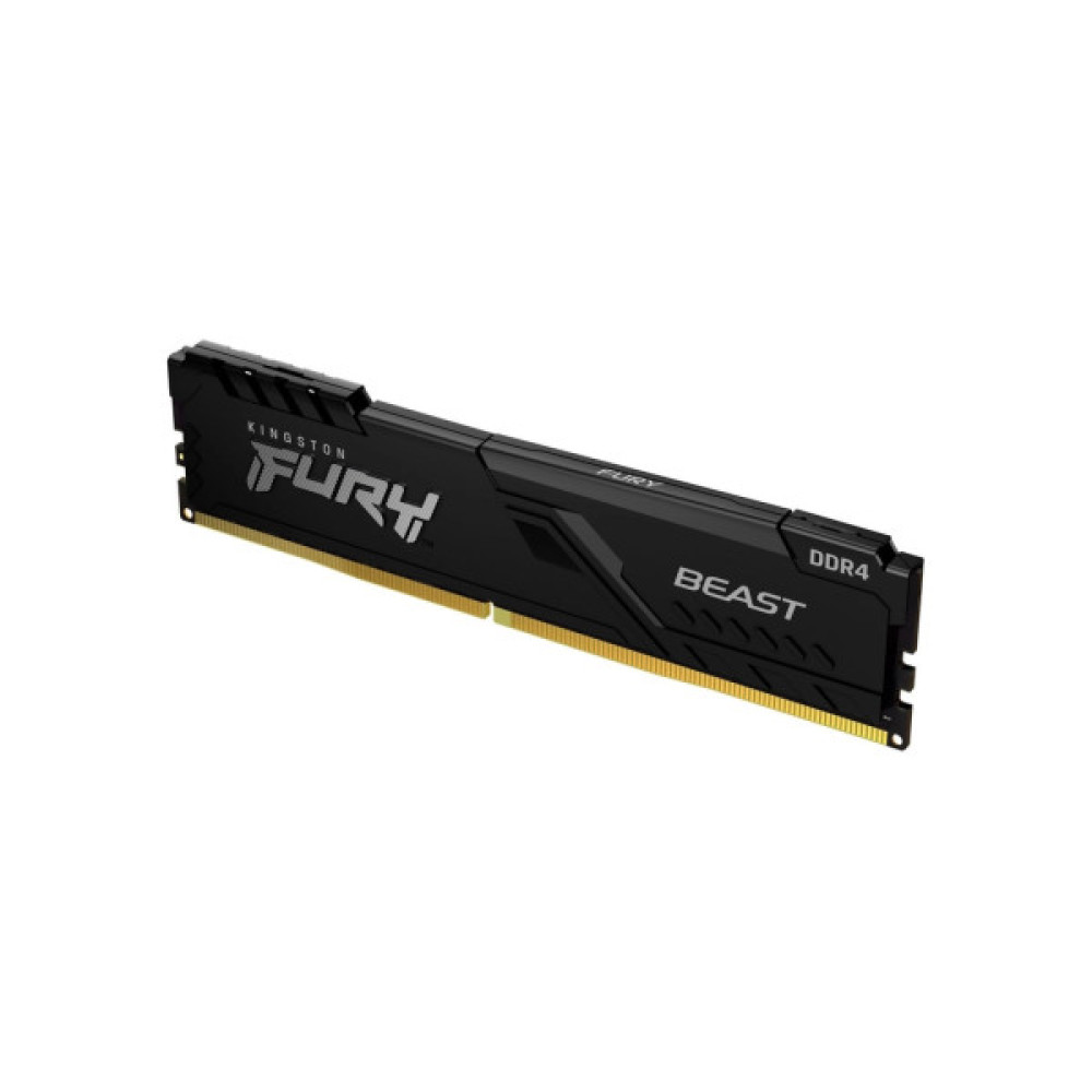 Модуль пам'яті для комп'ютера DDR4 8GB 3200 MHz Beast Black Kingston Fury (ex.HyperX) (KF432C16BB/8WP)