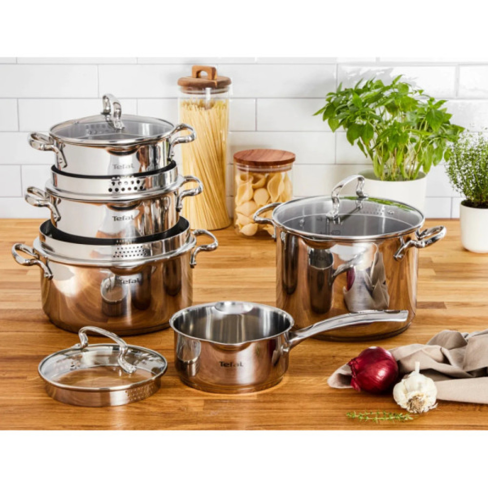 Набір посуду Tefal Duetto Plus, 10 предметів (G719SA55)