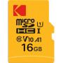 Карта пам'яті Kodak 16GB microSDHC class 10 UHS-I (EKMSDM16GHC10J60K)