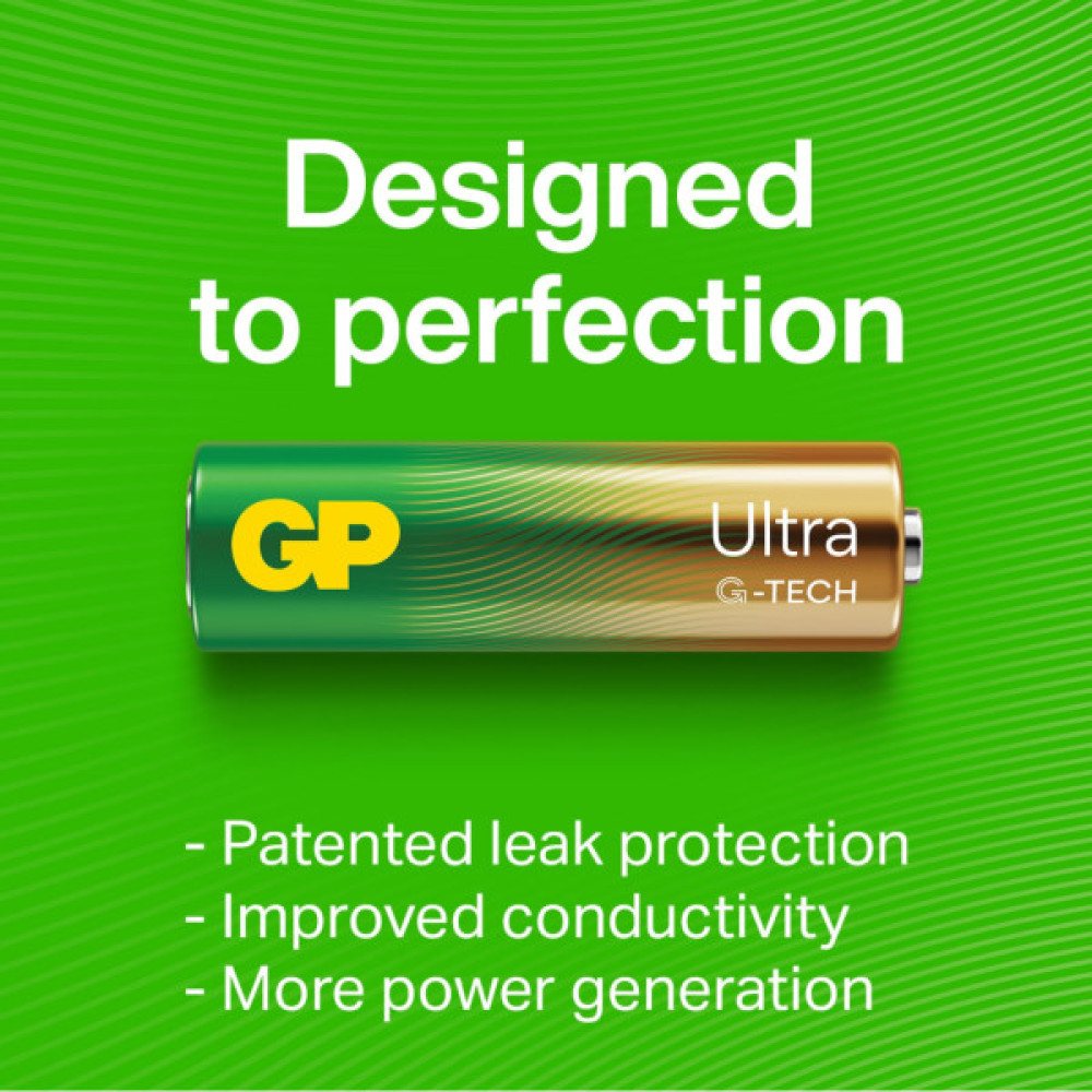 Батарейка Gp AA * 12 + AAA * 12 Ultra Alcaline + fan (4891199233982)