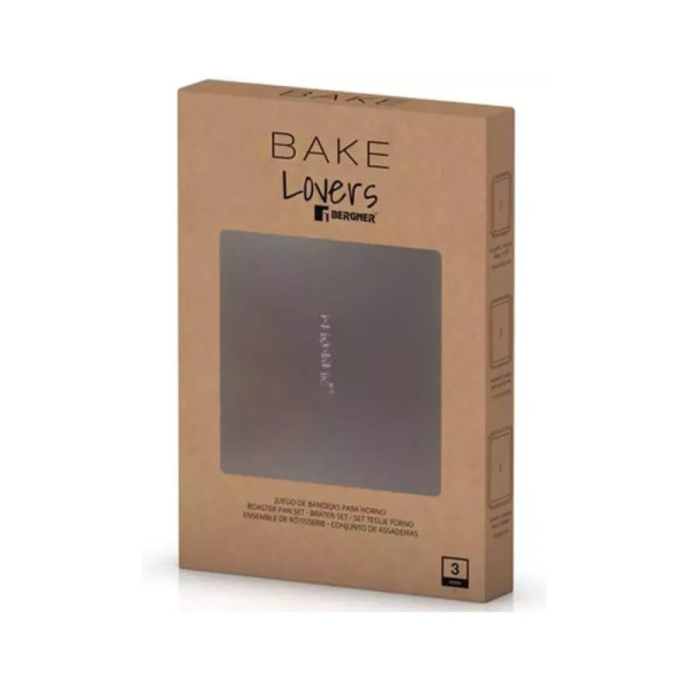Форма для випікання Bergner Bakeware lovers Набір 3 предмета (BG-37193-CO)