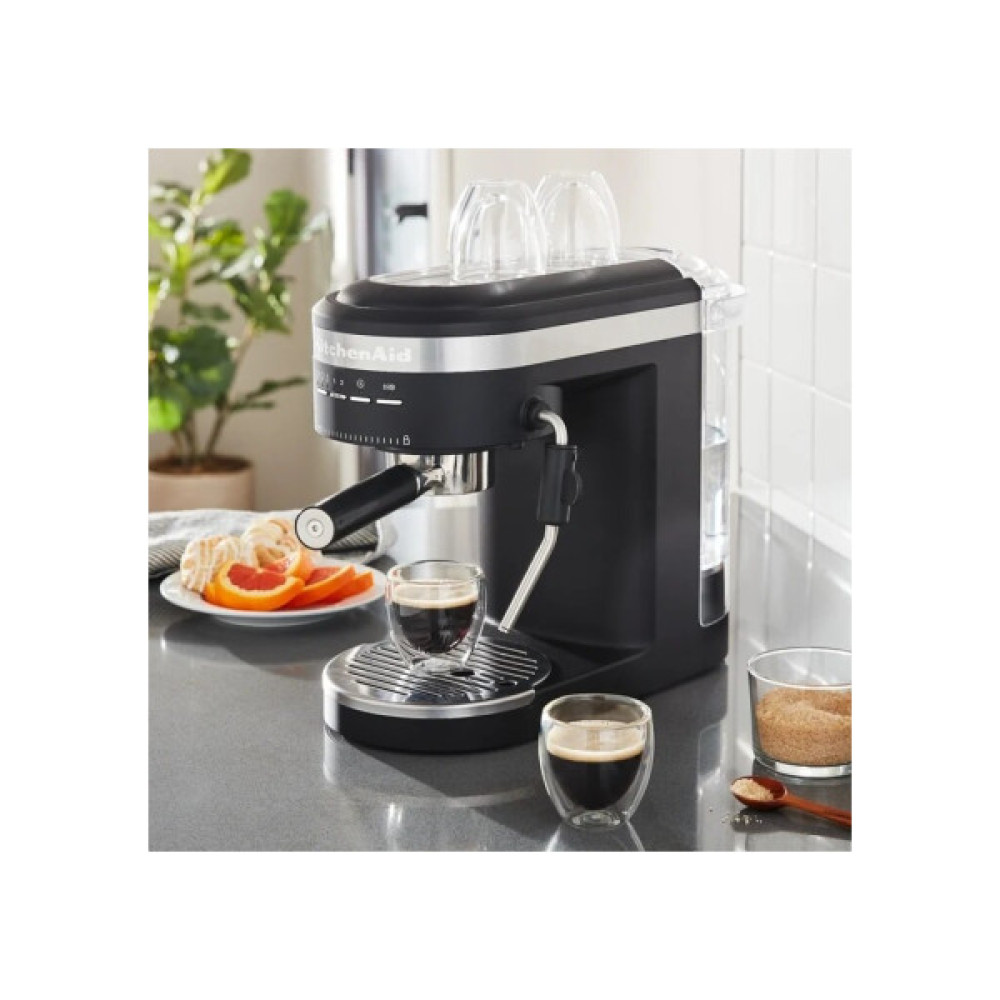 Ріжкова кавоварка еспресо KitchenAid 5KES6503EBK