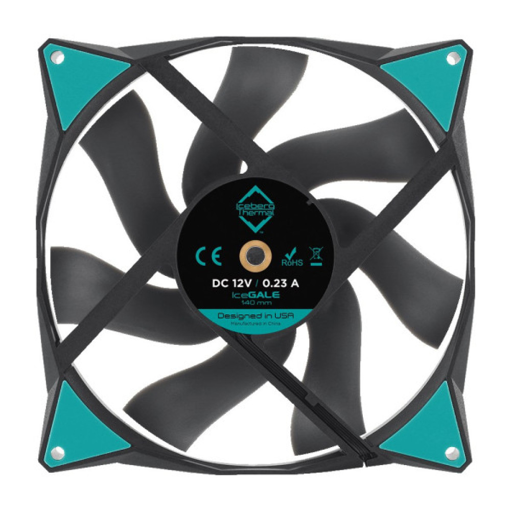 Кулер до корпусу Iceberg Group IceGALE 140mm Gray (ICEGALE14-B0A)