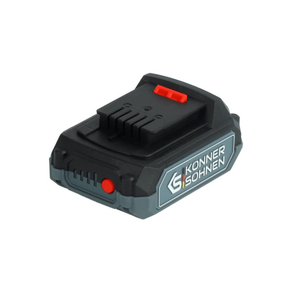 Шурупокрут-дриль ударний акумуляторний Konner&Sohnen KS ID20V-60 KIT 74 18В 1х2А·год 60Нм 0-450·0-1900об/хв LED-світло ЗП набір свердл і біт 74шт кейс 4.3кг