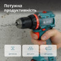 Шурупокрут-дриль ударний акумуляторний Konner&Sohnen KS ID20V-60 KIT 74 18В 1х2А·год 60Нм 0-450·0-1900об/хв LED-світло ЗП набір свердл і біт 74шт кейс 4.3кг