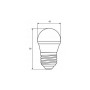 Лампочка EUROELECTRIC LED G45 5W E27 4000K 220V (LED-G45-05274(EE)) Лампочка EUROELECTRIC LED G45 5W E27 4000K 220V (LED-G45-05274(EE))