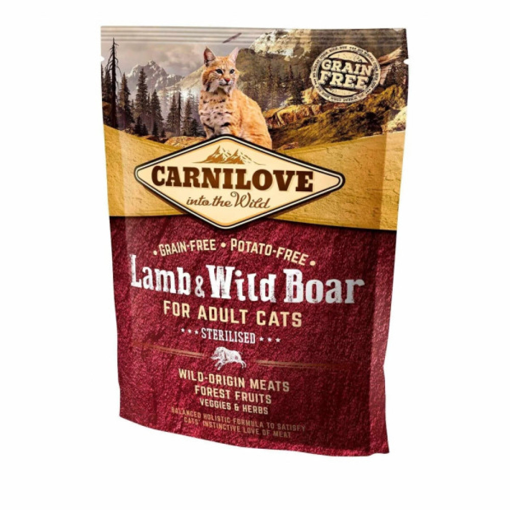 Сухий корм для кішок Carnilove Cat Sterilised 400 г (8595602512324)