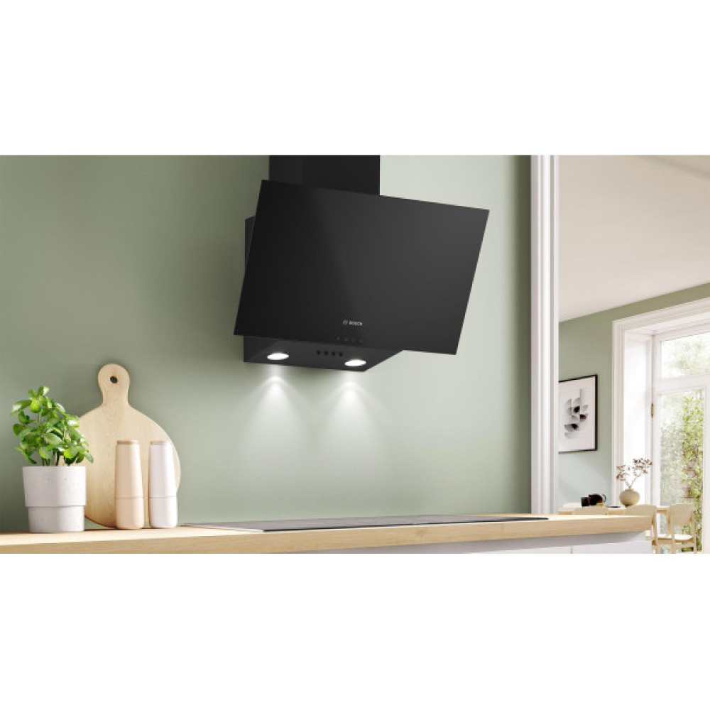 Витяжка Bosch купольна, 60см, 360м.куб/год, чорний