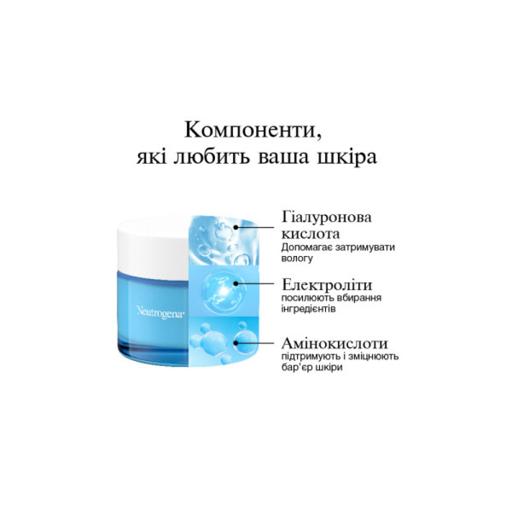 Гель для обличчя Neutrogena Hydro Boost Зволожувальний Для нормальної та комбінованої шкіри 50 мл (3574661533827)