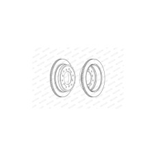 Гальмівний диск FERODO DDF2505C
