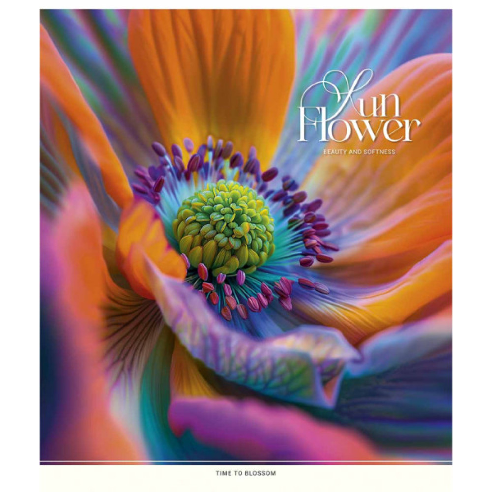 Зошит Школярик Sun Flower 48 аркушів клітинка (048-3456K)