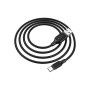 Дата кабель USB 2.0 AM to USB-C 1.0m 3A silicone BX42 black BOROFONE (6931474736765)
