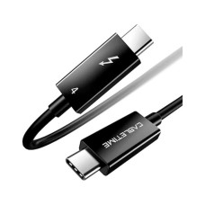 Дата кабель USB-C to USB-C 1.0m Thunderbolt 4 100W (20V/5A) 8K60Hz Cabletime (CA915422) Дата кабель USB-C to USB-C 1.0m Thunderbolt 4 100W (20V/5A) 8K60Hz Cabletime (CA915422)