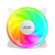 Корпусний вентилятор 2E GAMING Air Cool ACF120VRW-ARGB 120мм, 1200rpm, 4pin, 23dBa, reversed, чбілий