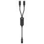 Дата кабель USB-C to 2xUSB-C 0.8m 100W Acefast (6974316280149) Дата кабель USB-C to 2xUSB-C 0.8m 100W Acefast (6974316280149)