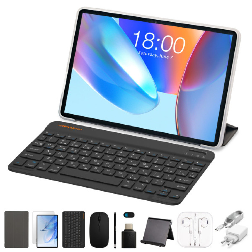 Планшет Teclast P33T KIT 10.1 3/64Gb Wi-Fi Blue Клавіатура/Миша/Навушники/Підставка/Стилус/Чохол (6940709688045)