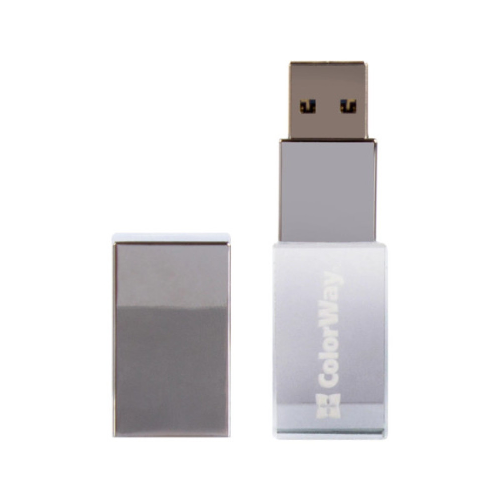 USB флеш накопичувач ColorWay 64GB ColorWay Crystal USB 3.0 (CW-USBCL64)
