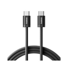 Дата кабель USB-C to USB-C 2.0m 100W (20V/5A) black Baseus (P10381400112-00) Дата кабель USB-C to USB-C 2.0m 100W (20V/5A) black Baseus (P10381400112-00)