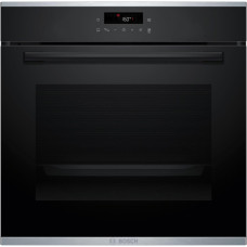 Духова шафа Bosch електрична, 71л, A+, дисплей, конвекція, піроліз, телескопічні направляючі, чорний