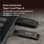 USB флеш накопичувач Patriot 32GB Rage R550 Matte Black USB 3.2/Type-C (PE32GR550DSAD)