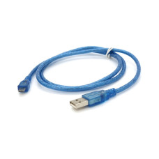 Дата кабель USB 2.0 AM to Micro 5P 1.0m blue Voltronic (YT-AM/Mc-1B/05495) Дата кабель USB 2.0 AM to Micro 5P 1.0m blue Voltronic (YT-AM/Mc-1B/05495)