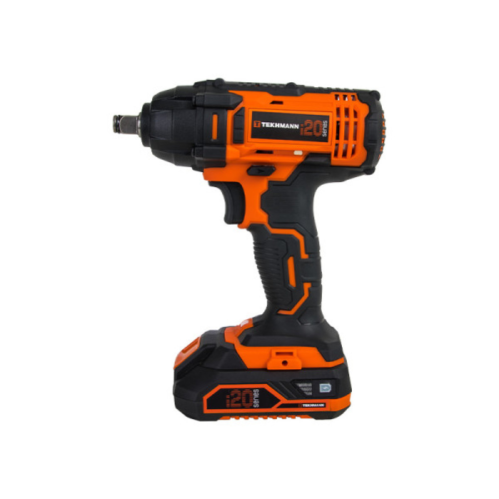 Гайковерт ударний акумуляторний Tekhmann TIW-300/i20 kit 20В АКБ 1x2А·год 300Нм 2800об/хв 1.2кг