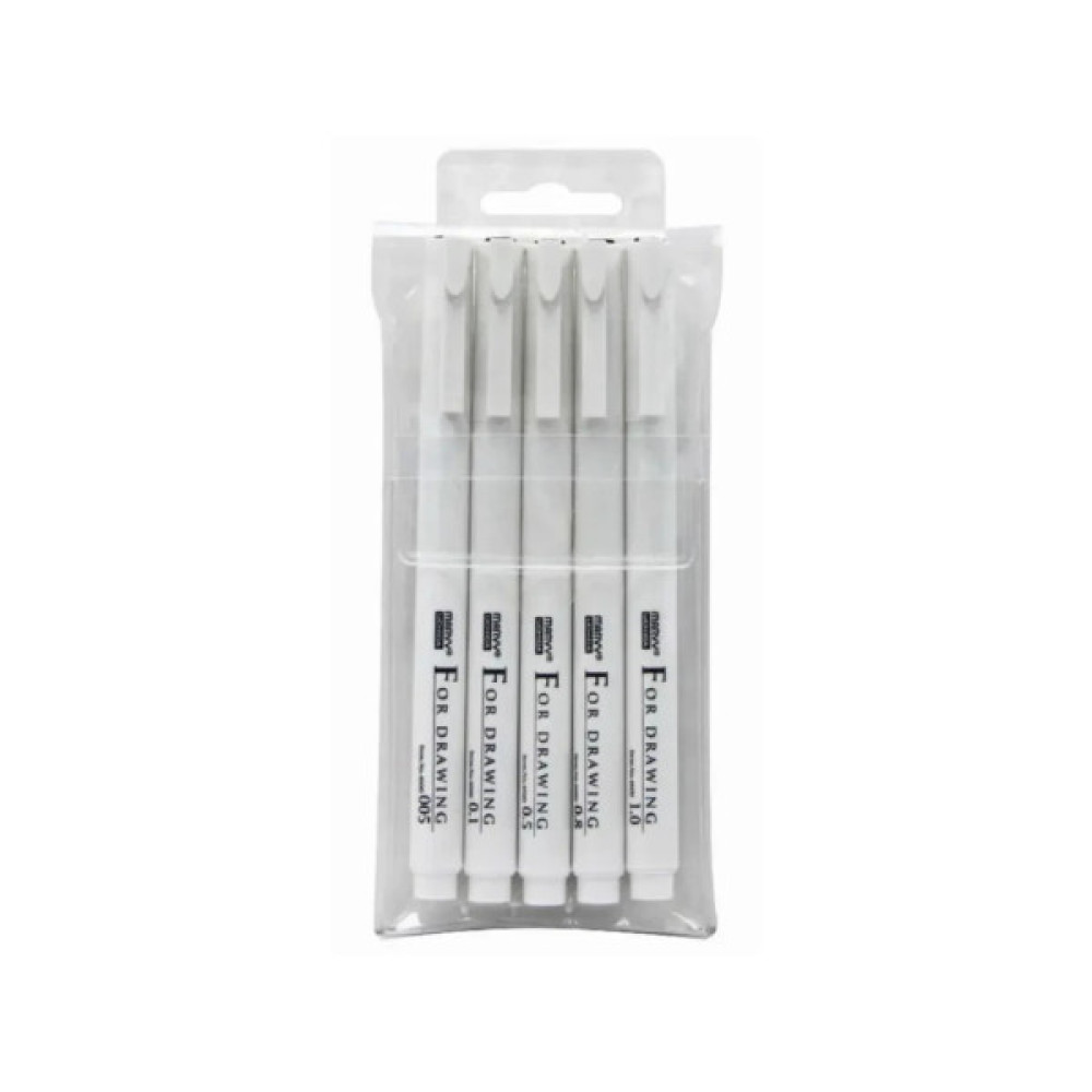 Лайнер Marvy Набір мультилайнерів Чорний, 5 шт (752481469547)