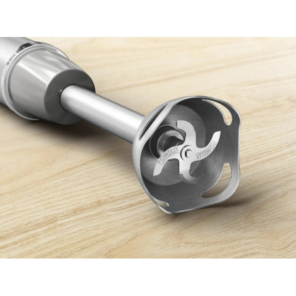 Блендер Tefal заглибний Quickchef+ 1000Вт, 3в1, чаша-800мл, чопер-500мл, турборежим, сріблясто-сірий