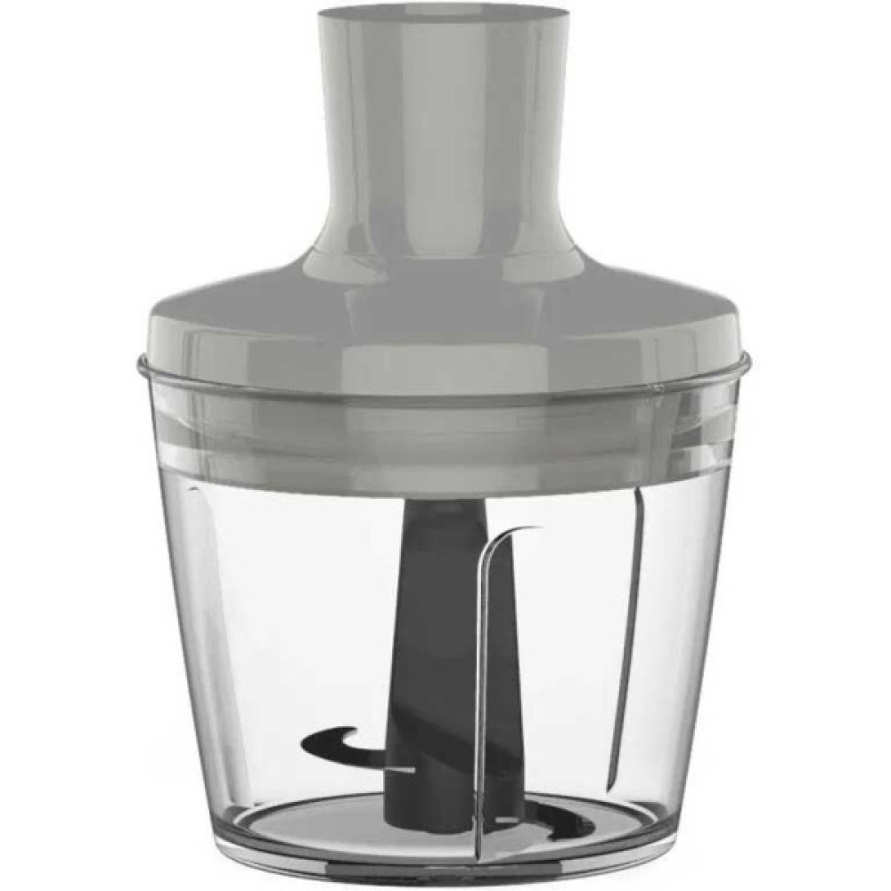 Блендер Tefal заглибний Quickchef+ 1000Вт, 3в1, чаша-800мл, чопер-500мл, турборежим, сріблясто-сірий