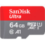 Карта пам'яті SanDisk 64GB microSD class 10 UHS-I Ultra (SDSQUAB-064G-GN6MA)