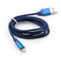 Дата кабель USB 2.0 AM to Lightning nylon 1m blue Vinga (VCPDCLNB21B) Дата кабель USB 2.0 AM to Lightning nylon 1m blue Vinga (VCPDCLNB21B)