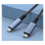 Дата кабель USB-C to USB-C 1.2m Pulsing Fast Charging 240W USB4.0 XoKo (XK-SC-2-240W) Дата кабель USB-C to USB-C 1.2m Pulsing Fast Charging 240W USB4.0 XoKo (XK-SC-2-240W)
