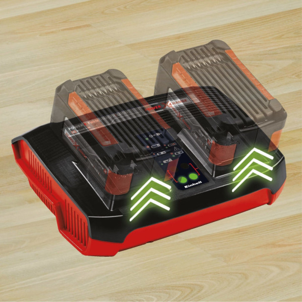 Зарядний пристрій Einhell Power X-Twincharger 2x18В 4А 0.87кг