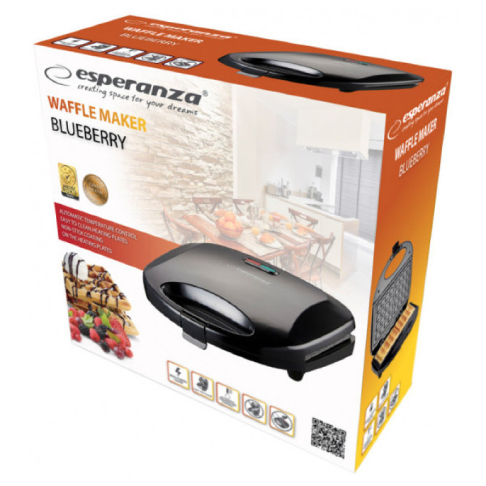 ESPERANZA EKT008 Waffle Maker 1000W