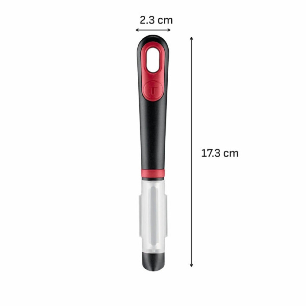 Овочечистка Tefal Ingenio+ вертикальна 17.3 см червоно-чорний (K1992034)