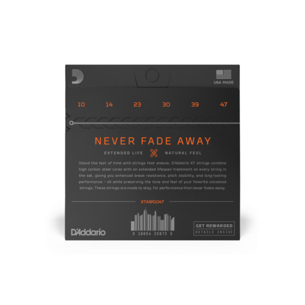 Струни для гітари D'Addario XT 80/20 Bronze Extra Light (10-47) (XTABR1047)