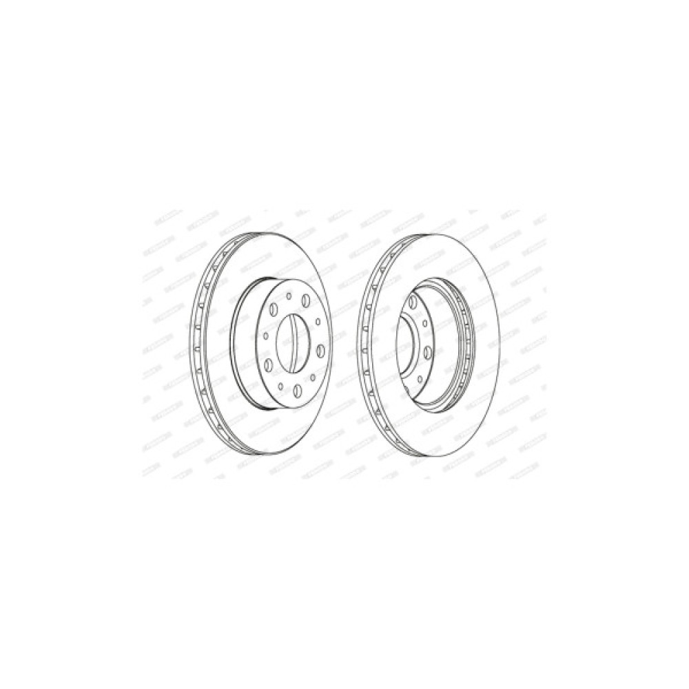 Гальмівний диск FERODO DDF1171