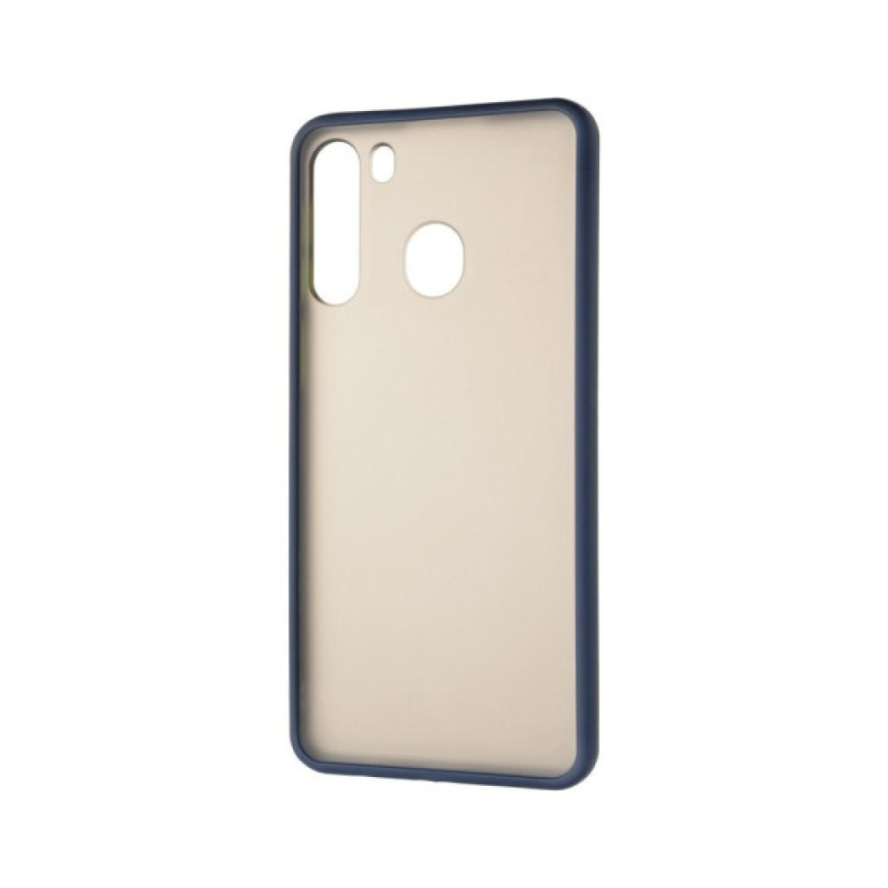 Чохол до мобільного телефона Gelius Bumper Mat Case for Samsung A215 (A21) Blue (00000079432)