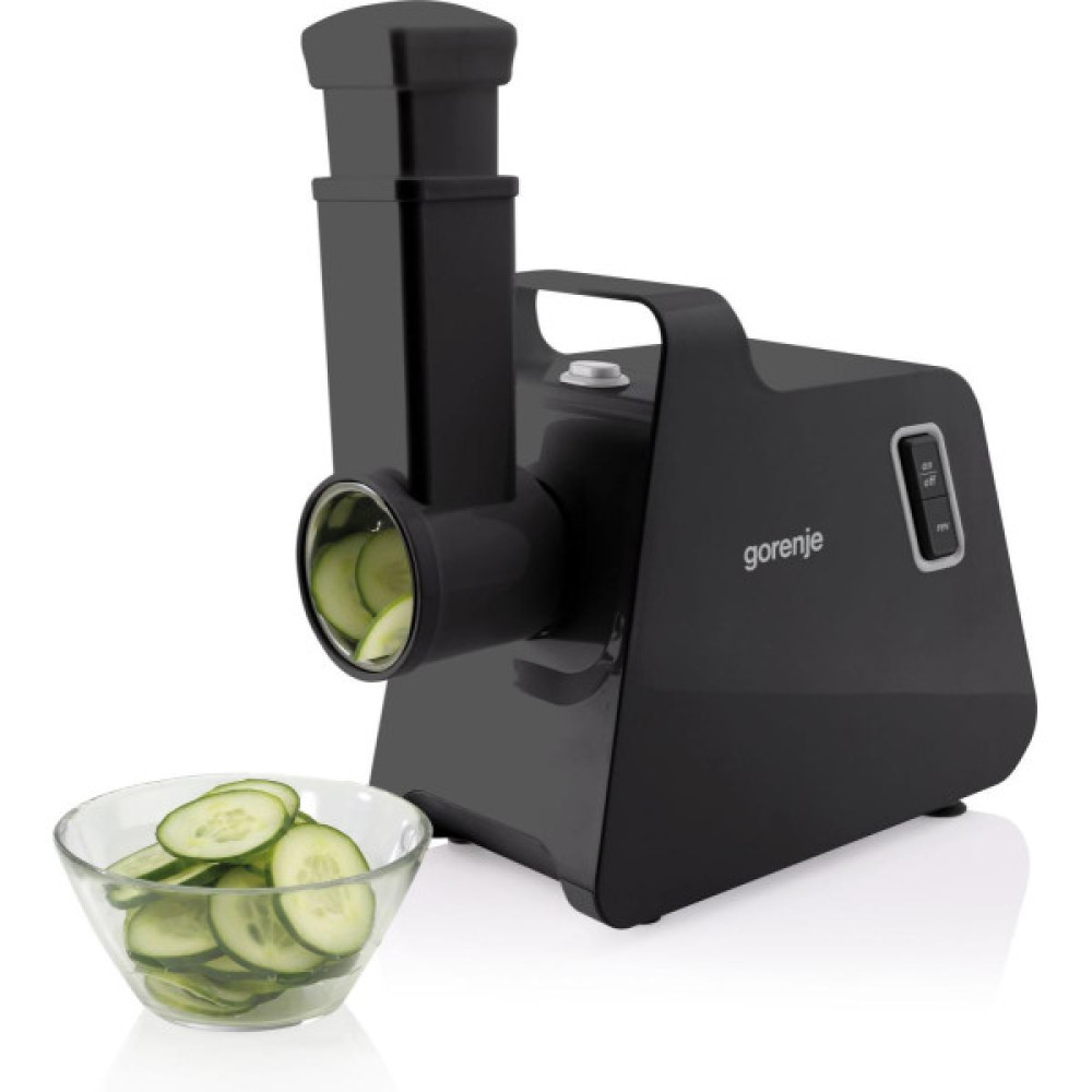 М'ясорубка Gorenje, 1700Вт, 2,3кг/хв, 2 решітки, пластик/метал, чорний