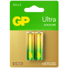 Батарейка Gp AA LR6 Ultra Alcaline * 2 (15AUETA21-2BC2 / 4891199027581)