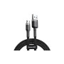 Дата кабель USB 2.0 AM to Micro 5P 2.0m 1.5A grey-black Baseus (CAMKLF-CG1) Дата кабель USB 2.0 AM to Micro 5P 2.0m 1.5A grey-black Baseus (CAMKLF-CG1)
