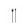 Дата кабель USB 2.0 AM to Micro 5P 1.0m 2.1A black XO (NB36-M-1-BK)