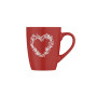 Чашка Ardesto Heart, 320мл, кераміка, червоний (AR3467R) Чашка Ardesto Heart, 320мл, кераміка, червоний (AR3467R)
