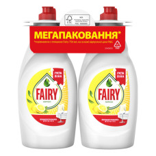 Засіб для ручного миття посуду Fairy Лимон 2 х 750 мл (8006530224888) Засіб для ручного миття посуду Fairy Лимон 2 х 750 мл (8006530224888)