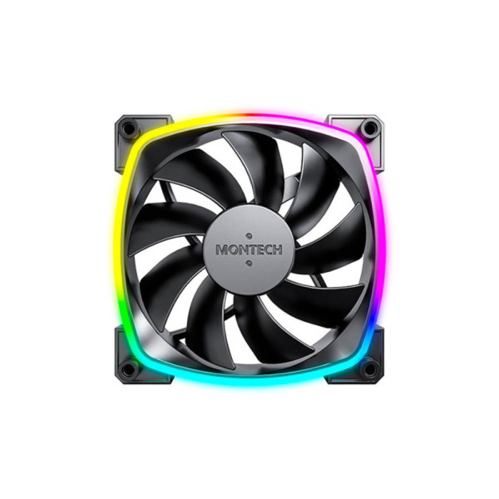 Кулер до корпусу MONTECH AX120 PWM BLACK