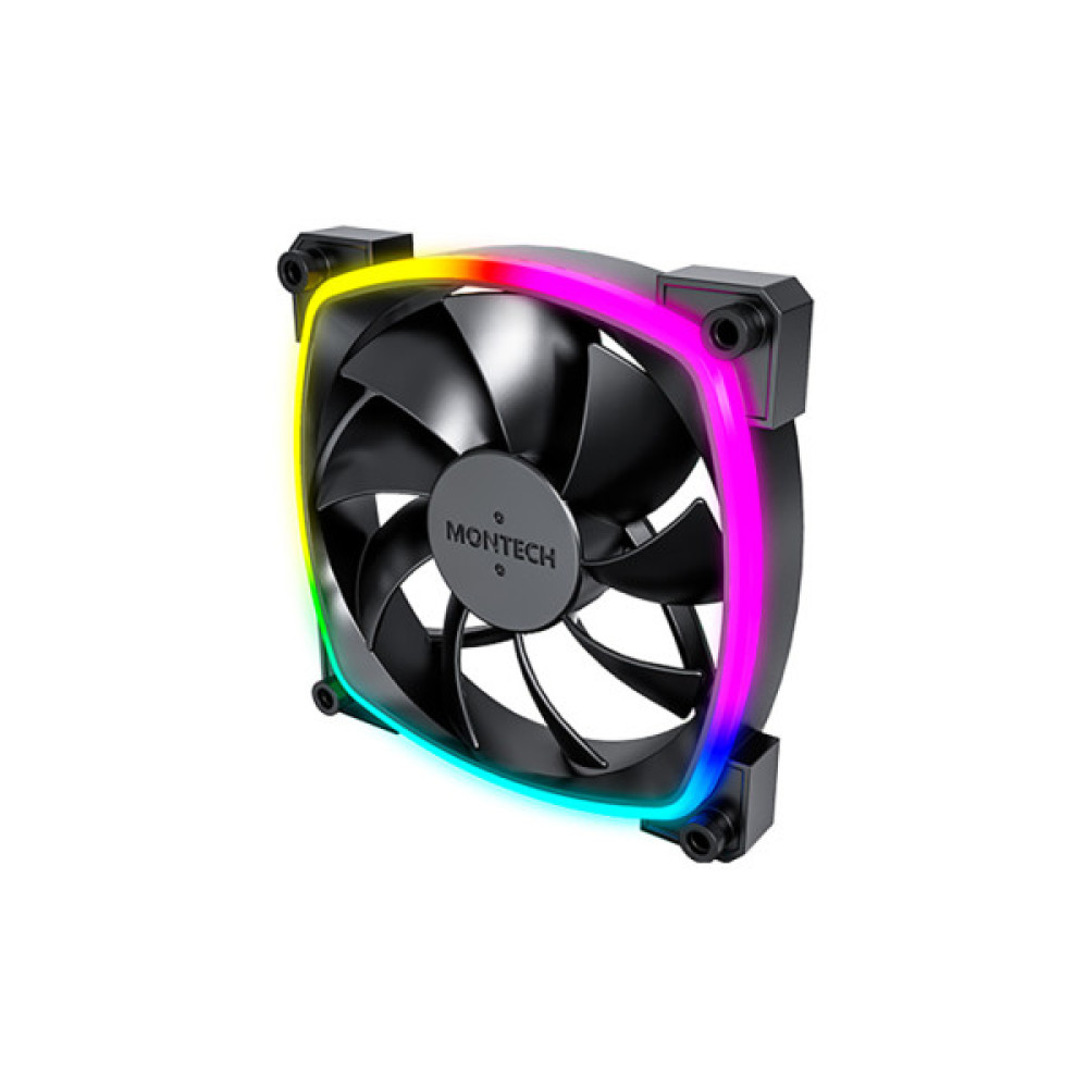Кулер до корпусу MONTECH AX120 PWM BLACK